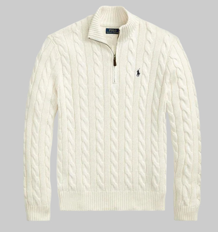Ralph Lauren Cable-Knit Quarter-Zip Jumper