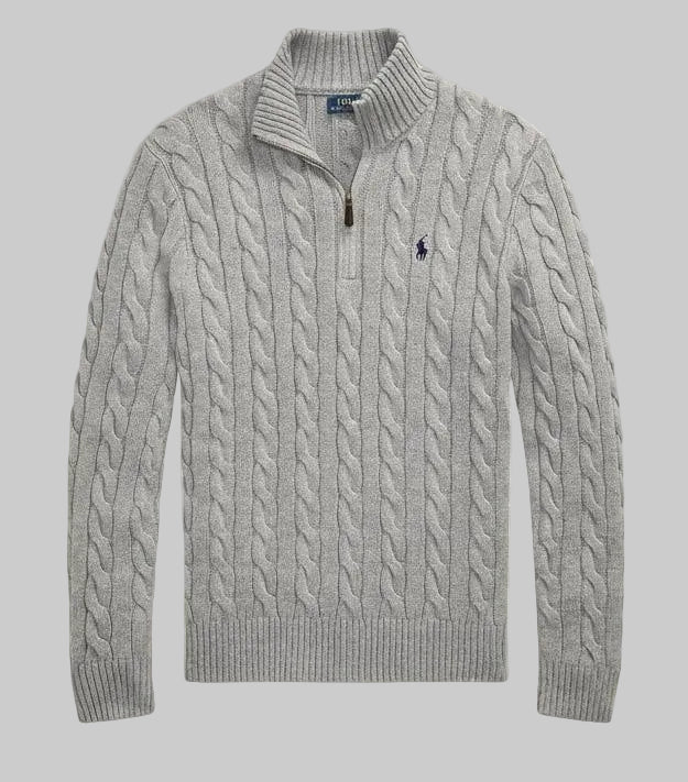 Ralph Lauren Cable-Knit Quarter-Zip Jumper