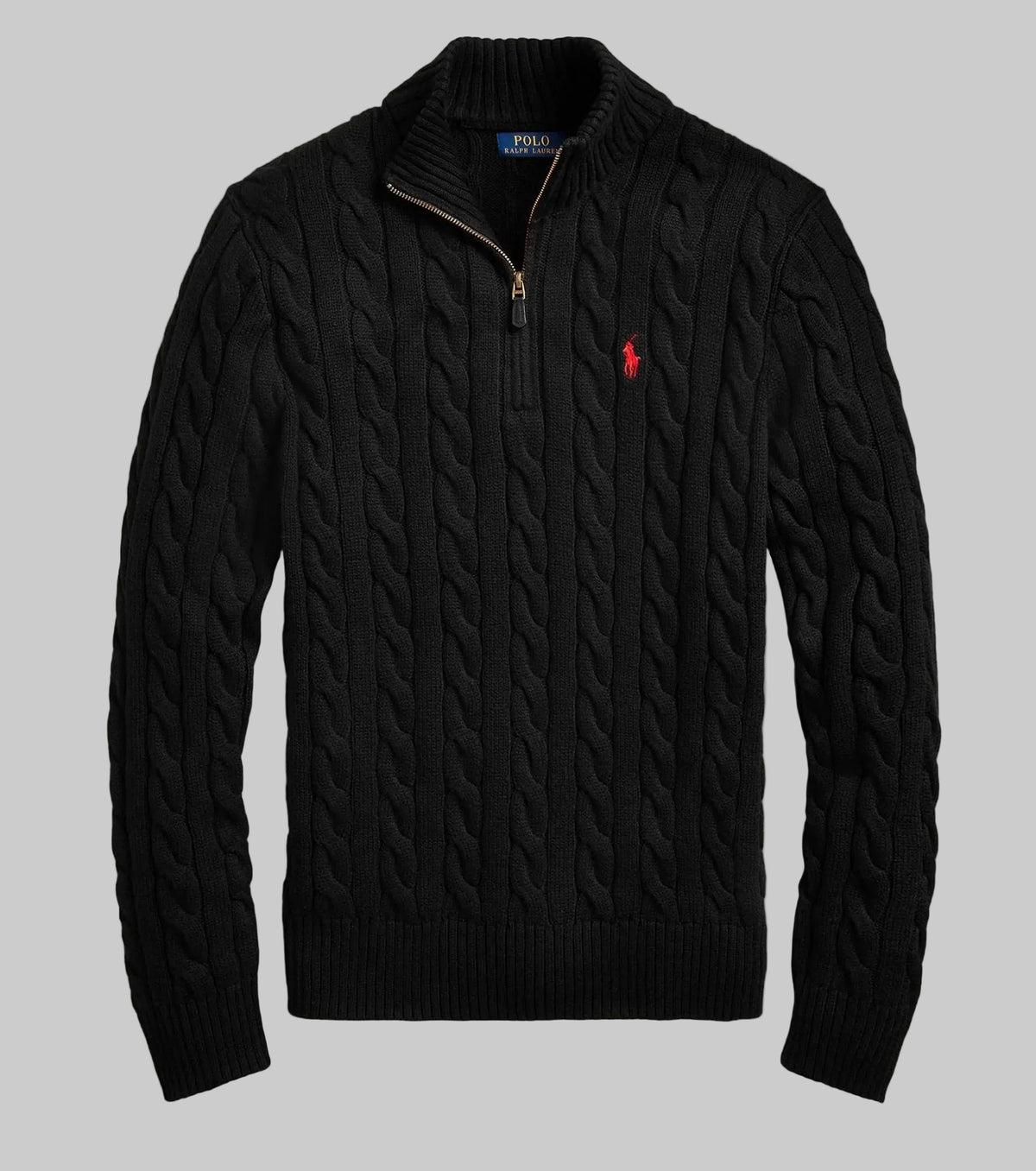 Ralph Lauren Cable-Knit Quarter-Zip Jumper